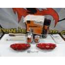 Capas Brembo + Tinta alta temperatura Foliatec Vermelho Brilhante