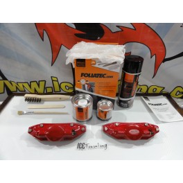 Capas universal + Tinta alta temperatura Foliatec Vermelho Brilhante