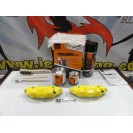 Capas Brembo + Tinta alta temperatura Foliatec Amarelo Brilhante