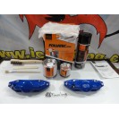 Capas Brembo + Tinta alta temperatura Foliatec Azul Racing Brilhante