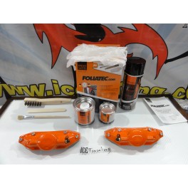 Capas universal + Tinta alta temperatura Foliatec Laranja Brilhante