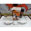 Capas Brembo + Tinta alta temperatura Foliatec Branco Brilhante