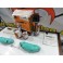 Capas Brembo + Tinta alta temperatura Foliatec Azul turquesa Brilhante