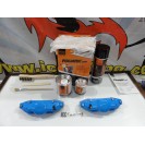 Capas Brembo + Tinta alta temperatura Foliatec Azul GT Brilhante