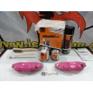 Capas Brembo + Tinta alta temperatura Foliatec Rosa met&aacute;lico Brilhante
