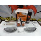 Capas Brembo + Tinta alta temperatura Foliatec Cinza elefante met&aacute;lico Brilhante