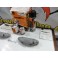 Capas Brembo + Tinta alta temperatura Foliatec Cinza elefante metálico Brilhante