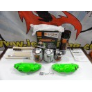 Capas Brembo + Tinta alta temperatura Foliatec Verde Neon Brilhante