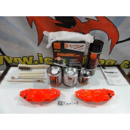Capas universal + Tinta alta temperatura Foliatec Laranja Neon Brilhante