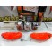 Capas Brembo + Tinta alta temperatura Foliatec Laranja Neon Brilhante