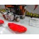 Capas Brembo + Tinta alta temperatura Foliatec Vermelho Néon Brilhante