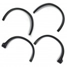 Kit 4 abas de roda VW Golf 2 / II 1983-1987 em plastico ABS