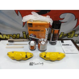Capas universal + Tinta alta temperatura Foliatec Amarelo Performance Brilhante