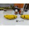 Capas Brembo + Tinta alta temperatura Foliatec Amarelo Performance Brilhante