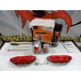 Capas universal + Tinta alta temperatura Foliatec Vermelho Mate