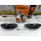 Capas Brembo + Tinta alta temperatura Foliatec Preto Mate