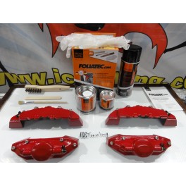 Capas universal + Tinta alta temperatura Foliatec Vermelho Brilhante