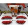 Capas Brembo + Tinta alta temperatura Foliatec Vermelho Brilhante