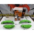 Capas Brembo + Tinta alta temperatura Foliatec Verde Green Power Brilhante