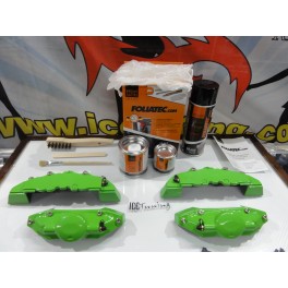 Capas universal + Tinta alta temperatura Foliatec Verde Green Power Brilhante