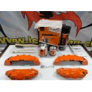 Capas Brembo + Tinta alta temperatura Foliatec Laranja Brilhante
