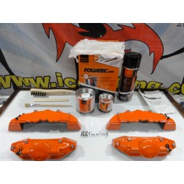 Capas universal + Tinta alta temperatura Foliatec Laranja Brilhante