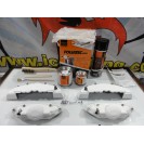 Capas Brembo + Tinta alta temperatura Foliatec Branco Brilhante