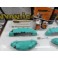Capas Brembo + Tinta alta temperatura Foliatec Azul Turquesa Brilhante