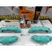 Capas Brembo + Tinta alta temperatura Foliatec Azul Turquesa Brilhante