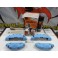 Capas Brembo + Tinta alta temperatura Foliatec Azul Celeste Brilhante