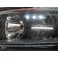Farois frontais Audi A4 8E, B6 01-04 Fundo preto JDM LOOK 