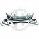 Para-choques Frontal Mercedes W211 2002-2006 com furaçao para sensores de estacionamento (Plástico)