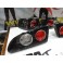 Farois / farolins traseiros tipo lexus Seat Ibiza 6L fundo preto 