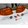 KIT Piscas frontais laranja JDM HONDA CIVIC 92-95 4 Portas EG8, EG9 + Lampadas + sockets Look Americano
