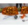 KIT Piscas frontais laranja EuroLook HONDA CIVIC 92-95 3 Portas Com função de mínimo+pisca