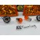 KIT Piscas frontais laranja EuroLook HONDA CIVIC 92-95 3 Portas Com função de mínimo+pisca