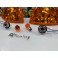 KIT Piscas frontais laranja EuroLook HONDA CIVIC 92-95 3 Portas Com função de mínimo+pisca