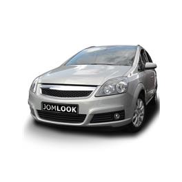 Grelha, Opel Zafira B 05-08, black and chromes rib edges, sport look