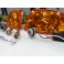 KIT Piscas frontais laranja EuroLook HONDA CIVIC 92-95 2 Portas Com função de mínimo+pisca