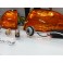 KIT Piscas frontais laranja JDM HONDA CIVIC 92-95 3 Portas Com função de mínimo e pisca USA LOOK