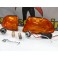 KIT Piscas frontais laranja EuroLook HONDA CIVIC 92-95 2 Portas Com função de mínimo+pisca
