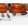 KIT Piscas frontais laranja JDM HONDA CIVIC 92-95 2, 3 Portas Com função de mínimo e pisca USA LOOK