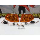 KIT Piscas frontais laranja EuroLook HONDA CIVIC 92-95 4 Portas Com fun&ccedil;&atilde;o de m&iacute;nimo+pisca USA LOOK