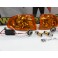 KIT Piscas frontais laranja EuroLook HONDA CIVIC 92-95 4 Portas Com função de mínimo+pisca USA LOOK