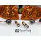 KIT Piscas frontais laranja EuroLook HONDA CIVIC 92-95 4 Portas Com função de mínimo+pisca USA LOOK