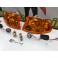 KIT Piscas frontais laranja EuroLook HONDA CIVIC 92-95 4 Portas Com função de mínimo+pisca USA LOOK
