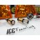 KIT Piscas frontais laranja EuroLook HONDA CIVIC 92-95 4 Portas Com função de mínimo+pisca USA LOOK