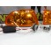KIT Piscas frontais laranja EuroLook HONDA CIVIC 92-95 4 Portas Com função de mínimo+pisca USA LOOK