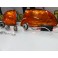 KIT Piscas frontais laranja JDM HONDA CIVIC 92-95 4 Portas Com função de mínimo e pisca USA LOOK