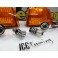 KIT Piscas frontais laranja JDM HONDA CIVIC 92-95 4 Portas Com função de mínimo e pisca USA LOOK